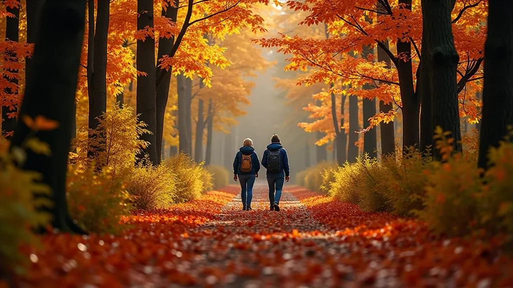 Rudens meža krāsas