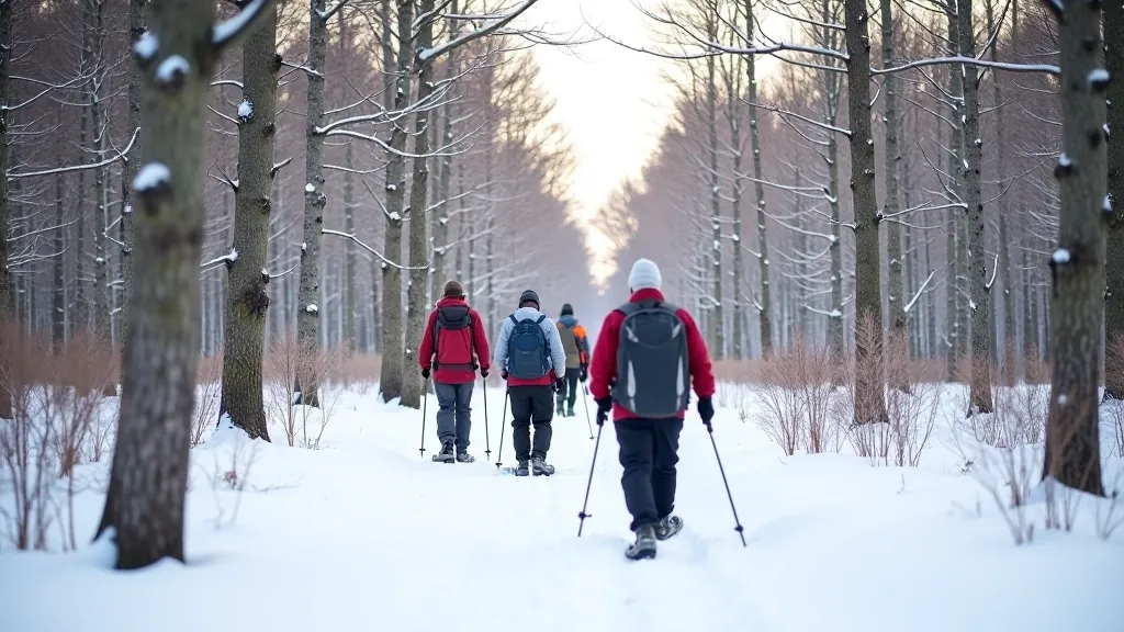 Ziemas sniega pārgājiens